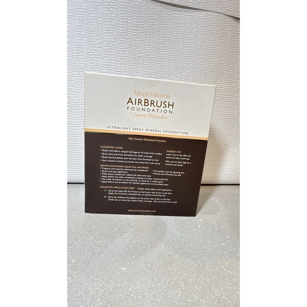 MagicMinerals Airbrush Foundation Spray Set Jerome‎ Alexander Kit Shade Medium